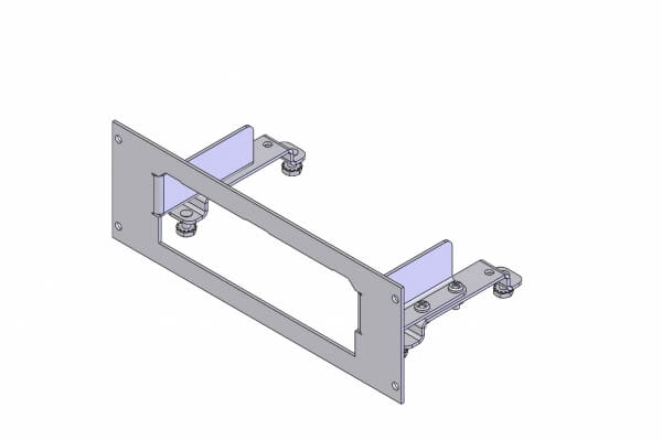 1-Piece Equipment Mounting Bracket, 3″ Mounting Space, Fits 10-8 Video Model HD4 DVR