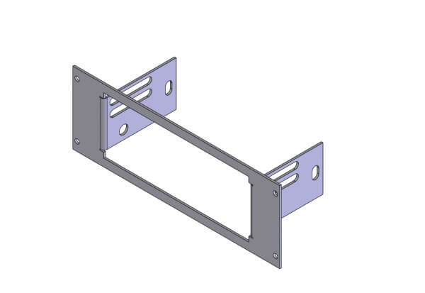1-Piece Equipment Mounting Bracket, 3″ Mounting Space, Fits Whelen 295HFSC9