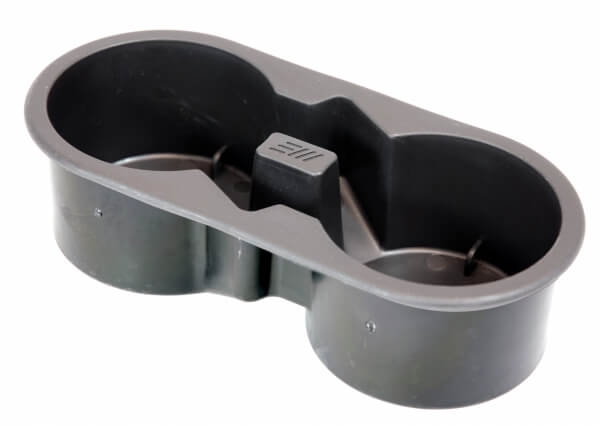 Dual Cup Holder Insert Molded Plastic