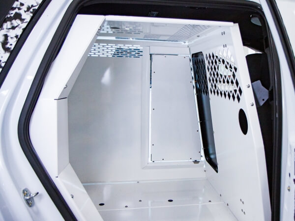 Dual K9 Divider With Door For 2021-2026 Chevrolet Tahoe Extended K9 – White