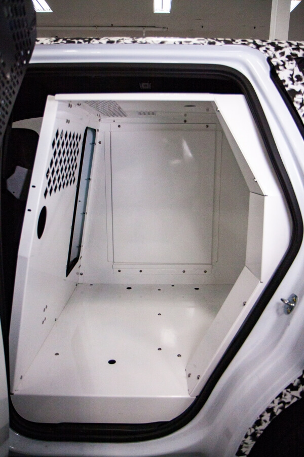 K9 Prisoner Transport System For 2021-2026 Chevrolet Tahoe – White