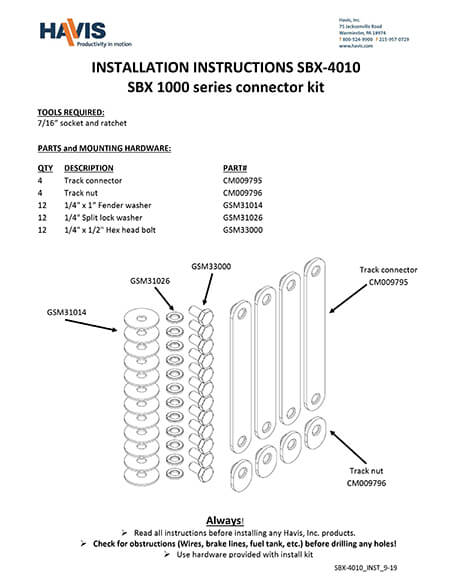 Installation Instructions (PDF)