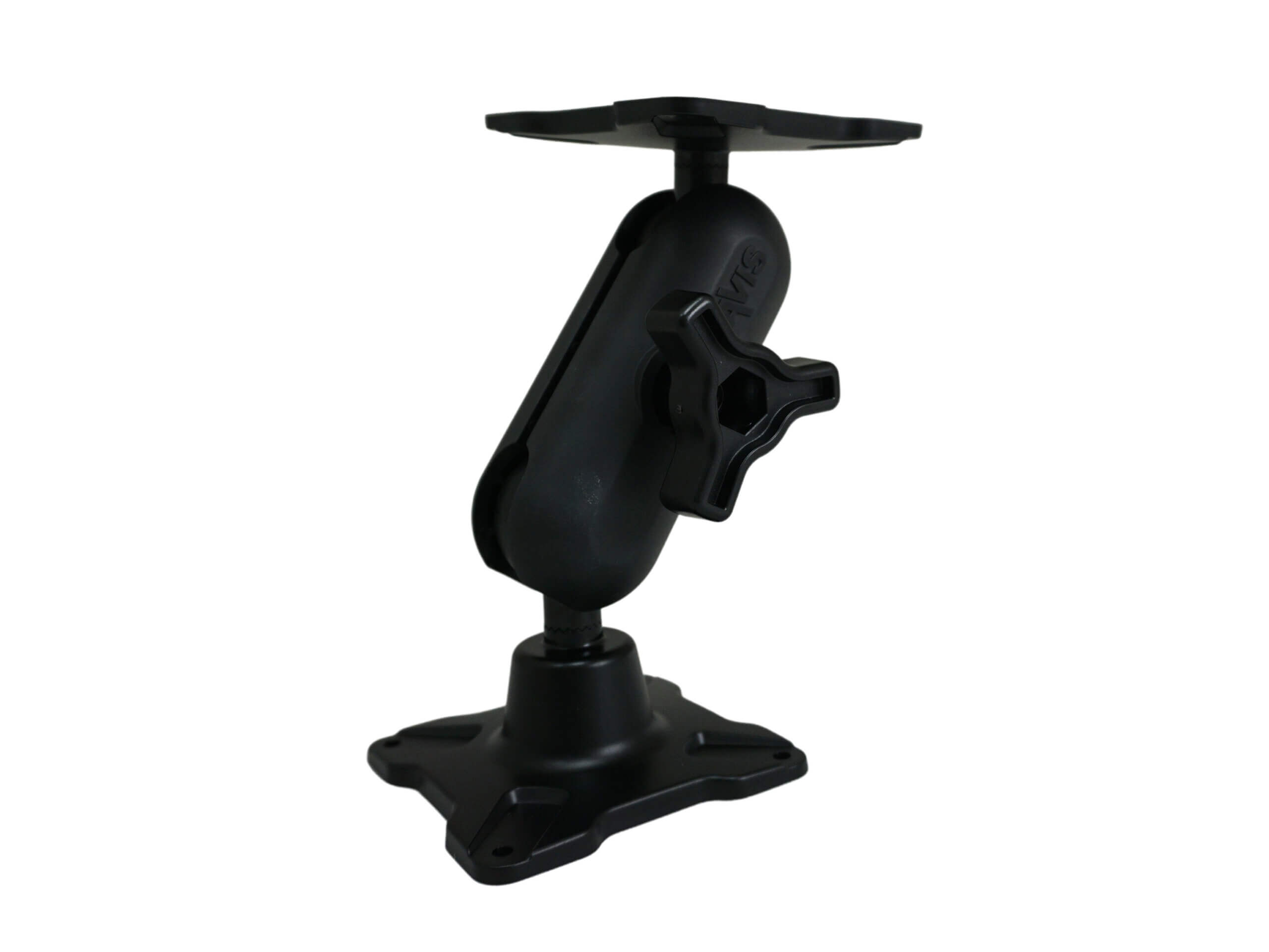 Dual Ball Mount with 1.50″ Knob-Style Standard Housing, One Standard VESA 75 Plate & One Long VESA 75 Plate