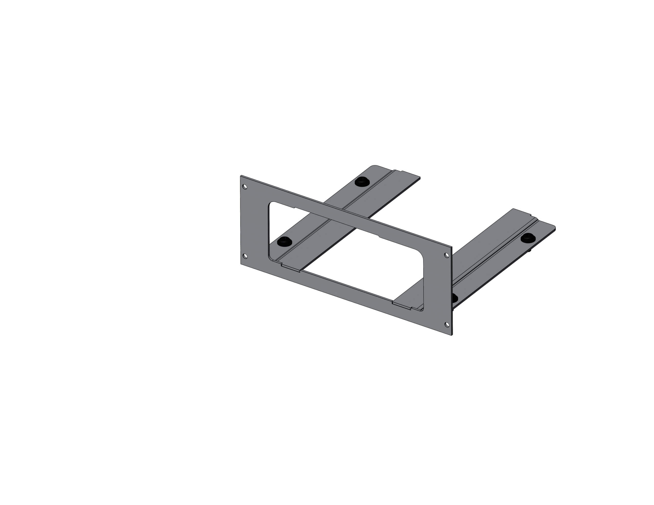 1-Piece Equipment Mounting Bracket, 3.5″ Mounting Space, Fits 10-8 Video Arsenal Model MDVR-4AN