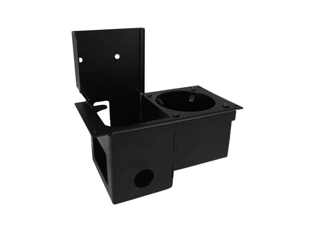 Flashlight Charger Internal Mount with Cup Holder