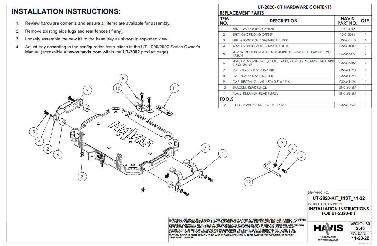 Install Instructions
