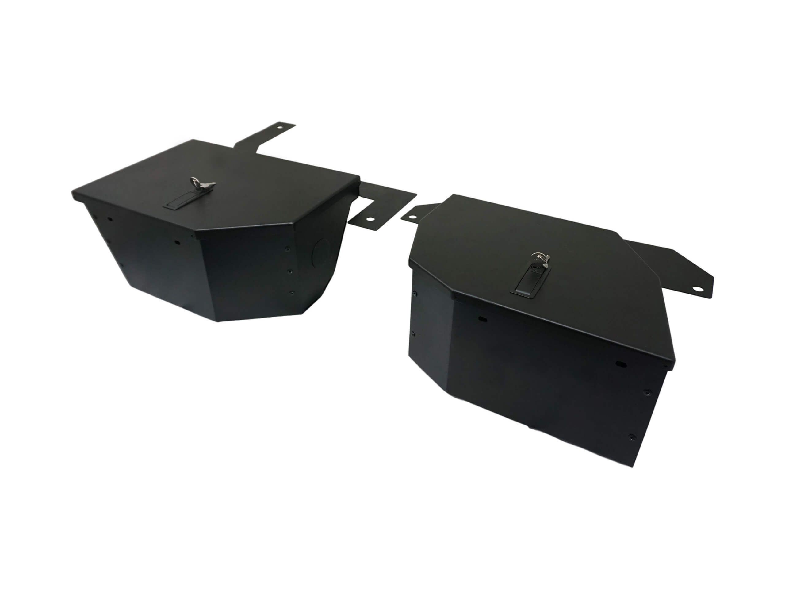 Lockable Under-Seat 2-Piece Storage Box for 2020‐2026 Dodge Ram 2500 & 3500 Crew Cab Pickup Truck