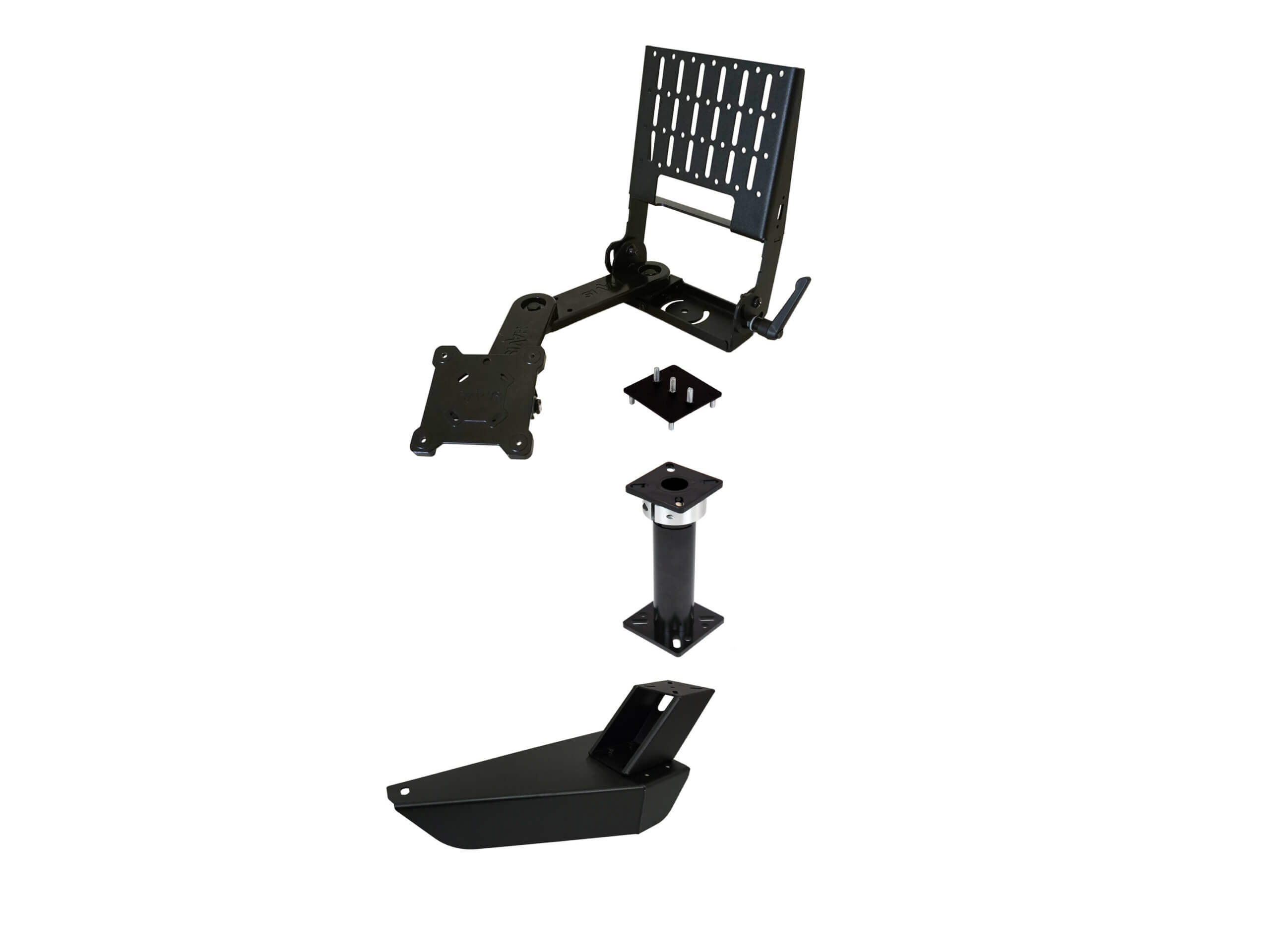Standard Tablet Pedestal Mount Package for 2021-2026 Chevrolet Tahoe, 2019-2026 Sierra 1500 and Silverado 1500 (4th generation), and Chevrolet 2020-2026 Sierra 2500HD, 3500HD, and Silverado 2500HD, 3500HD