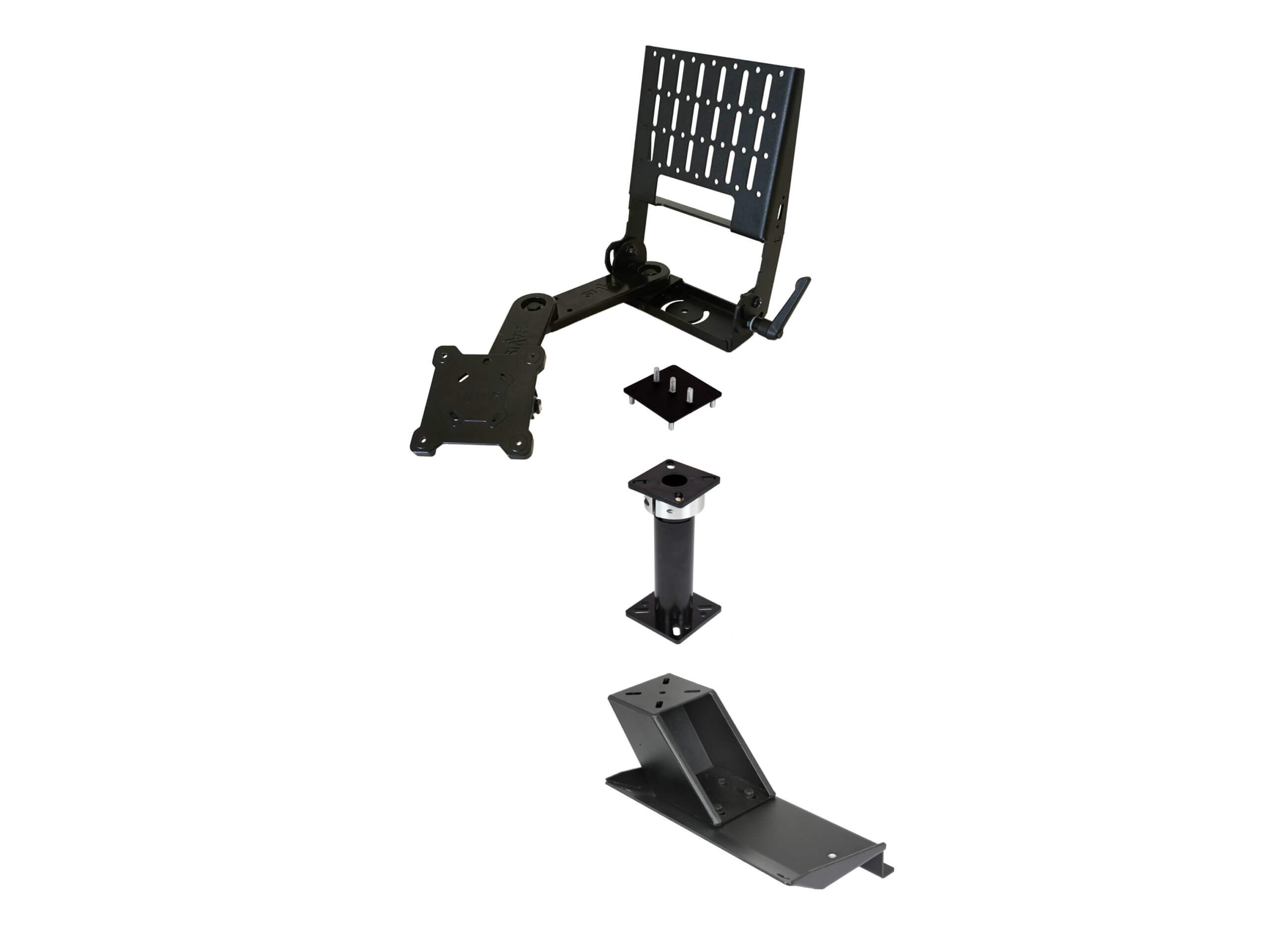 Standard Tablet Pedestal Mount Package for 1999-2016 Ford F-250 – F-550 & 2011-2026 F-650, F-750 Chassis Cab