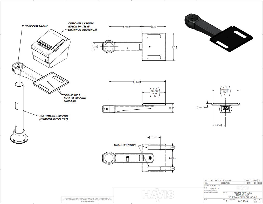 Customer Verification Drawing