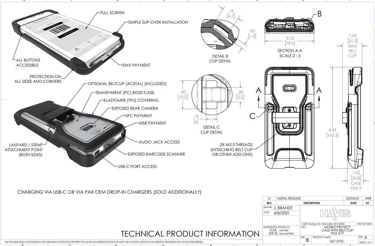 Technical Drawing Sheet