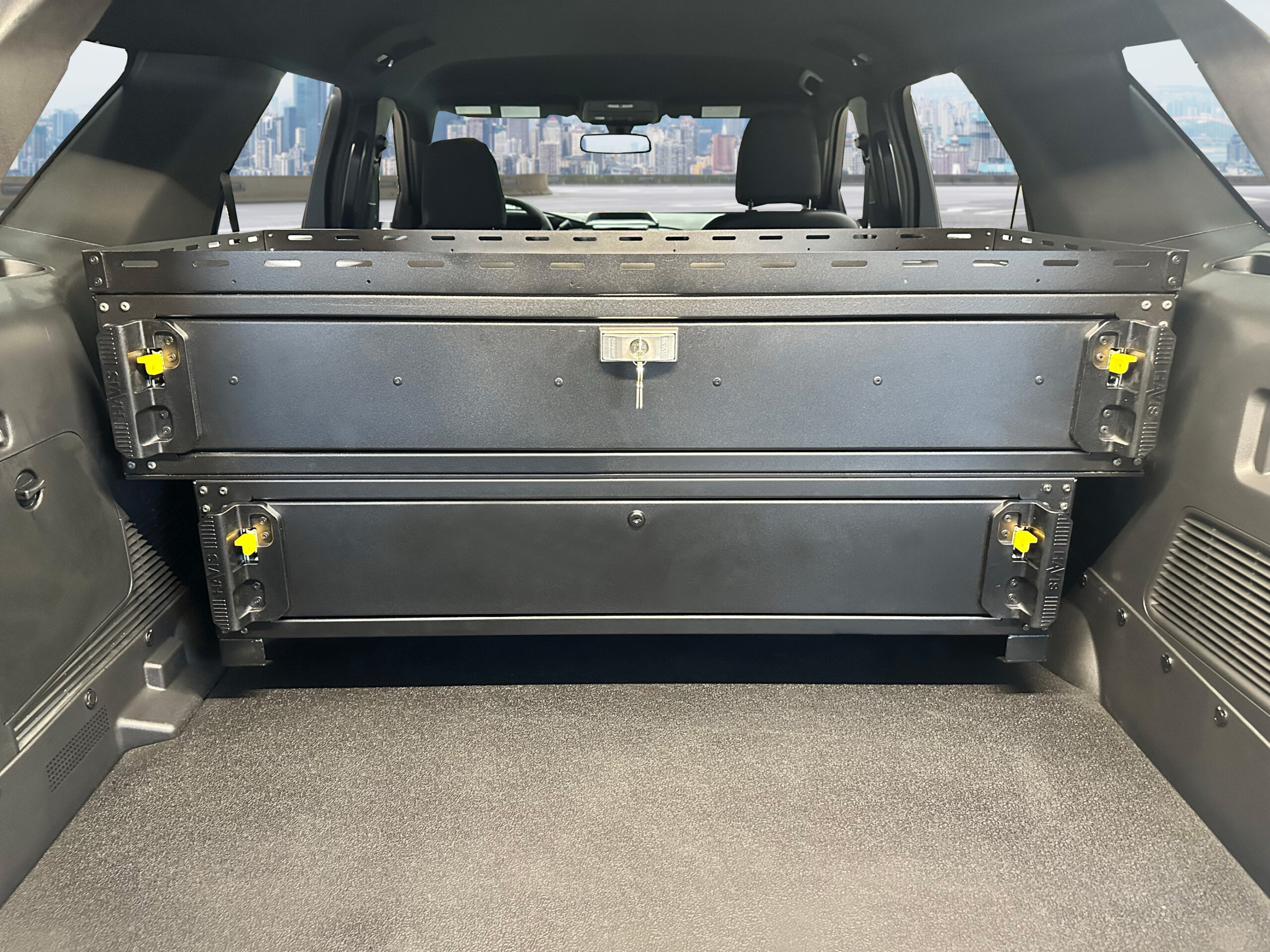 Premium 2-Drawer – Wide Top, Standard Bottom Package for 2020-2026 Ford Interceptor Utility
