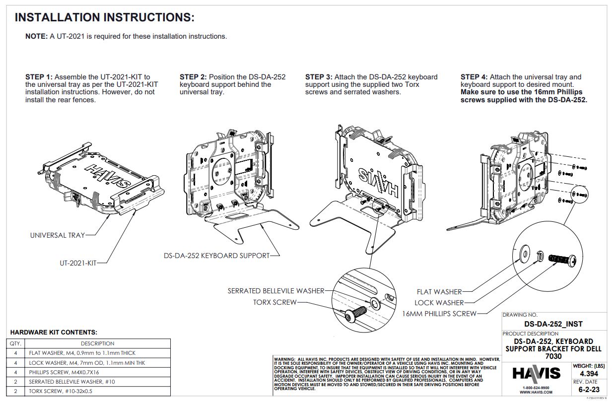 Install Instructions: 
