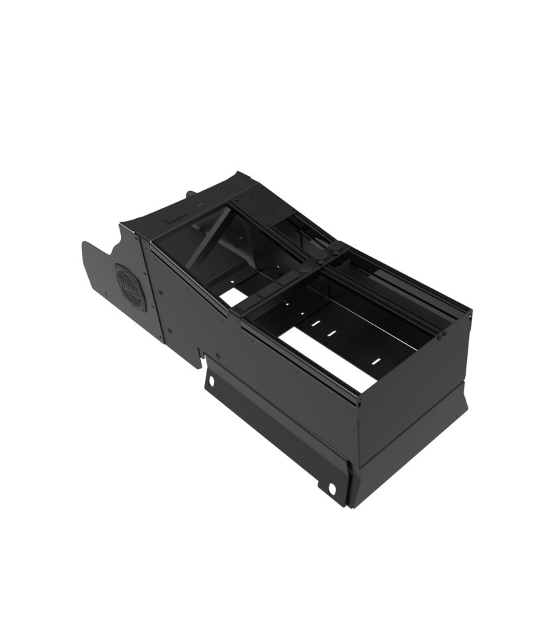 Vehicle-Specific 22″ Wide Angled Console for 2025-2026 Chevrolet Tahoe Police Pursuit Vehicle