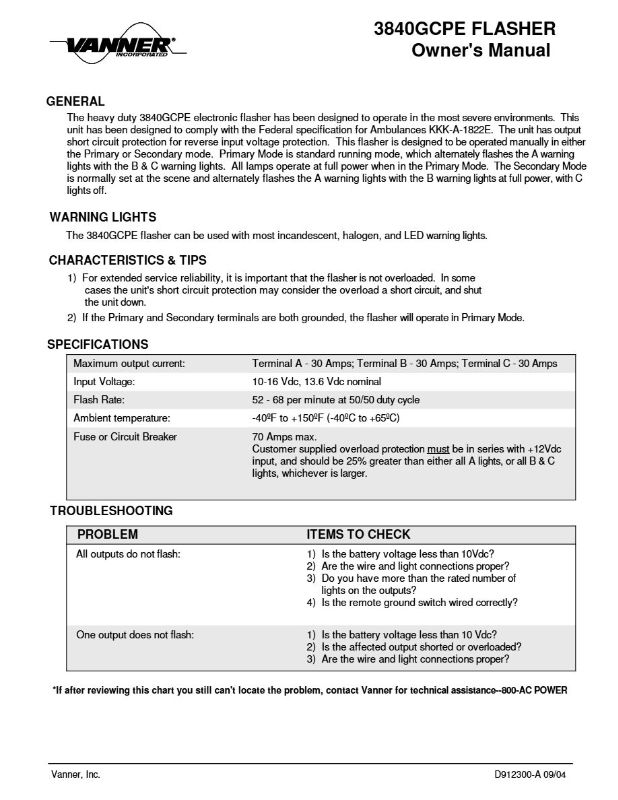Owner's Manual