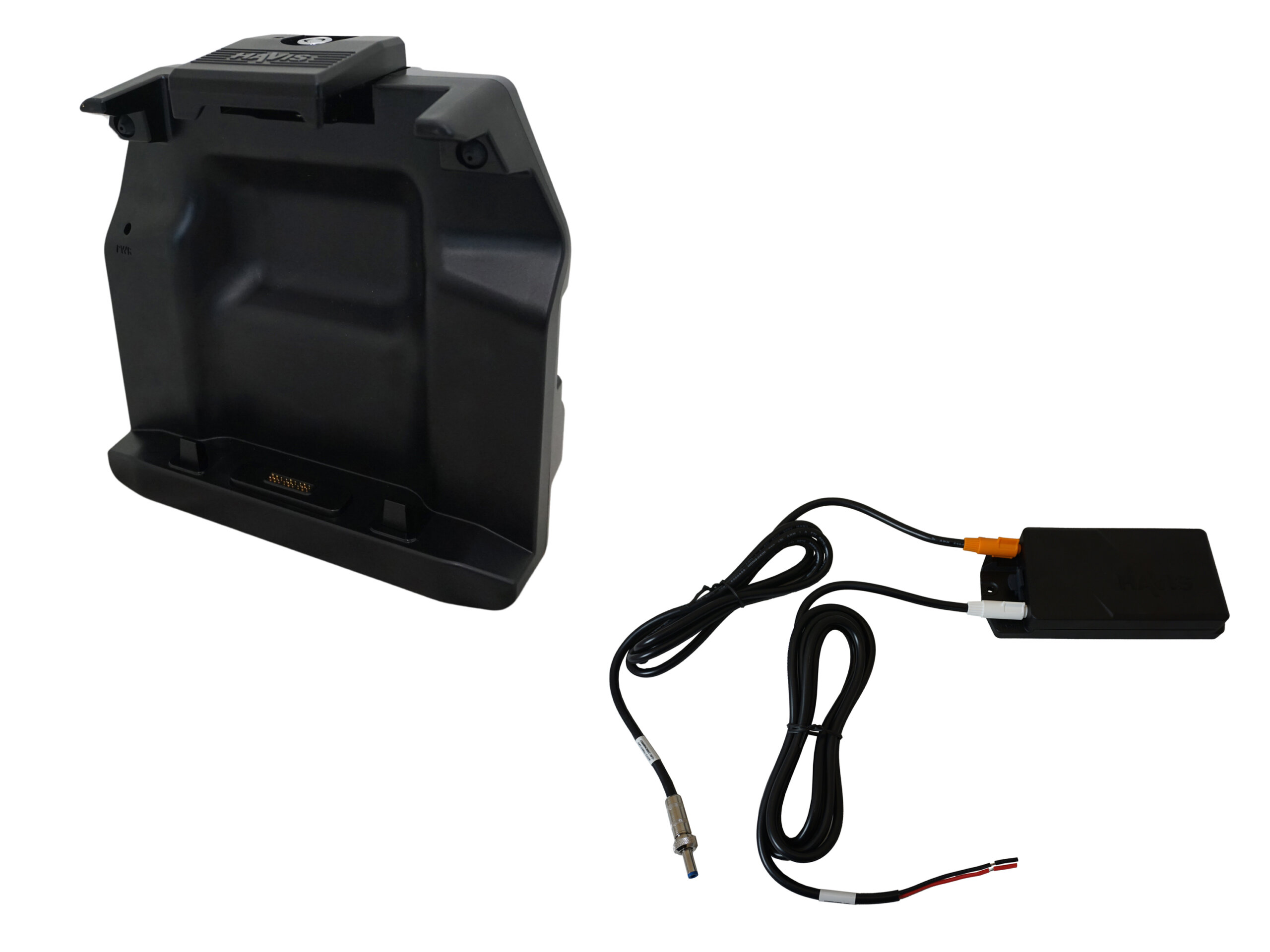 Docking Station for Dell’s Pro Rugged 10 (7030) Tablet with Standard Port Replication & Havis Power Supply