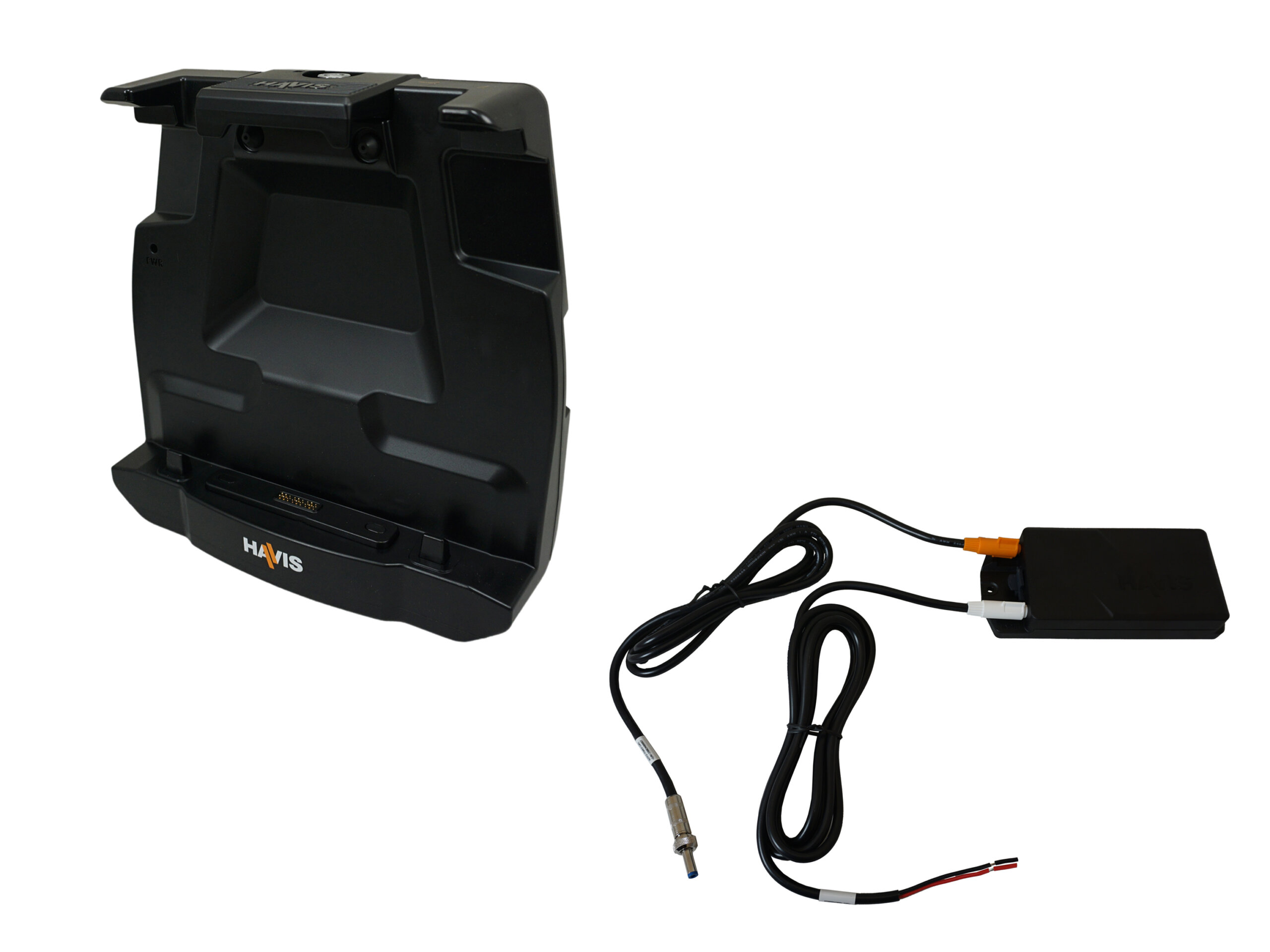 Docking Station for Dell’s Pro Rugged 12 (7230) Tablet with Standard Port Replication & Havis Power Supply
