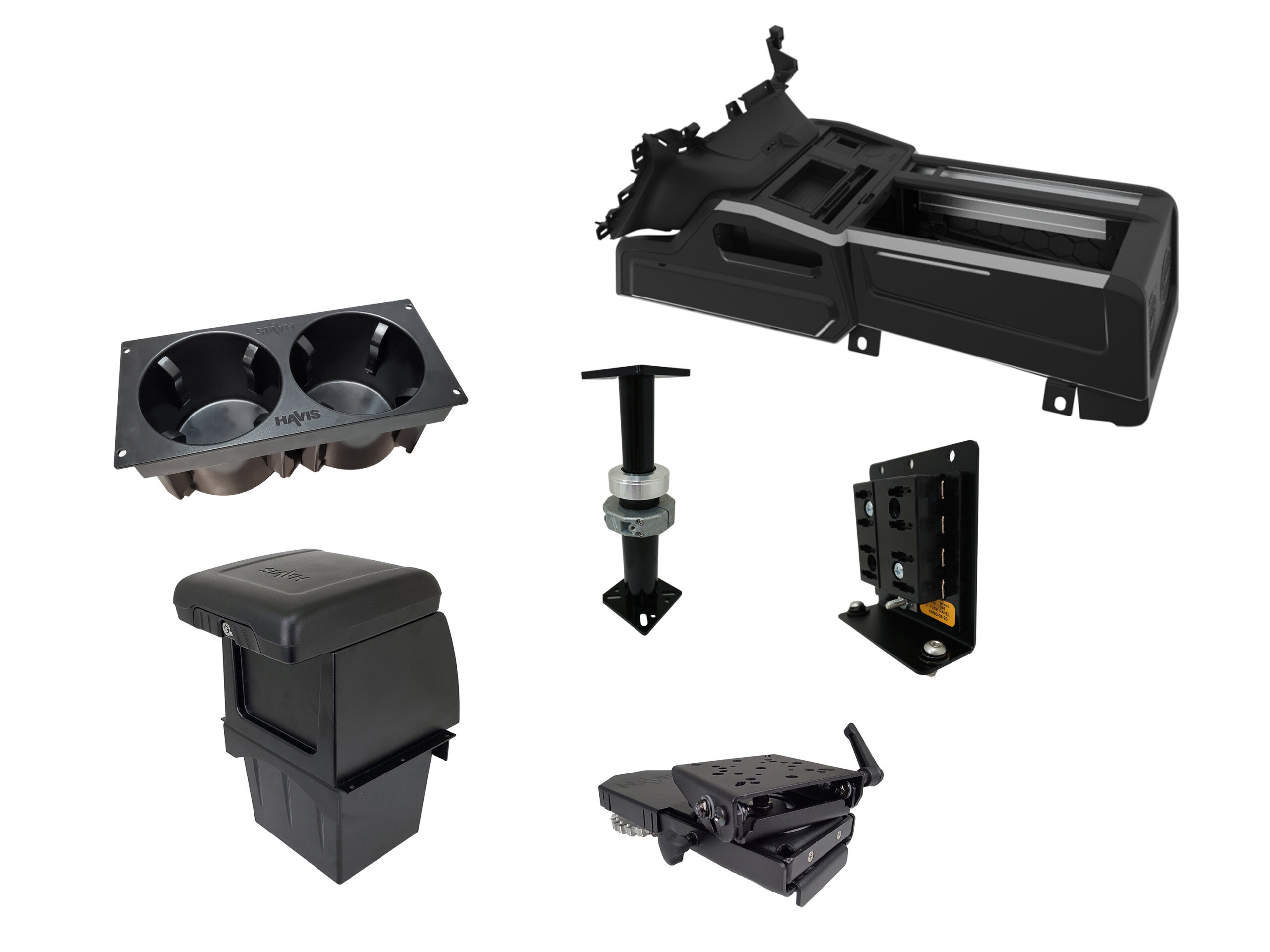 Package – Wide VSX Console with Front Printer Mount for Laptop Docking Stations for 2025-2026 Chevrolet Tahoe PPV & SSV