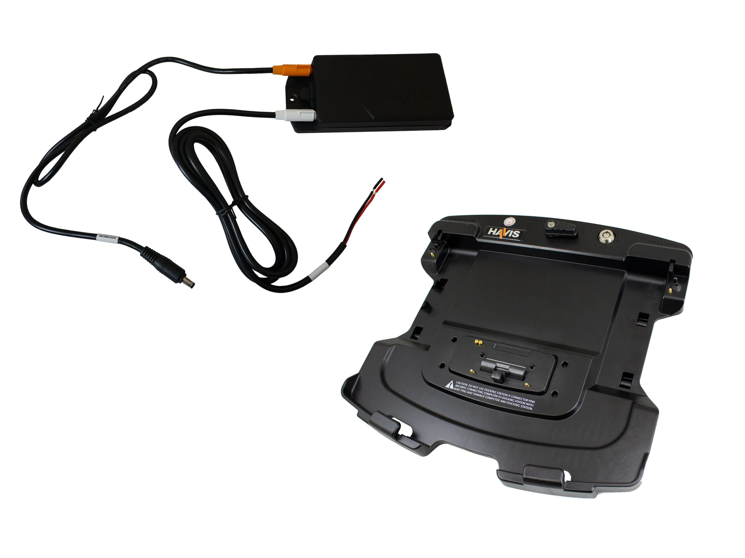 Docking Station for Panasonic TOUGHBOOK 54, 55, & 56 Laptop with Advanced Port Replication & Dual Pass-Thru Antenna Connections with Havis Power Supply