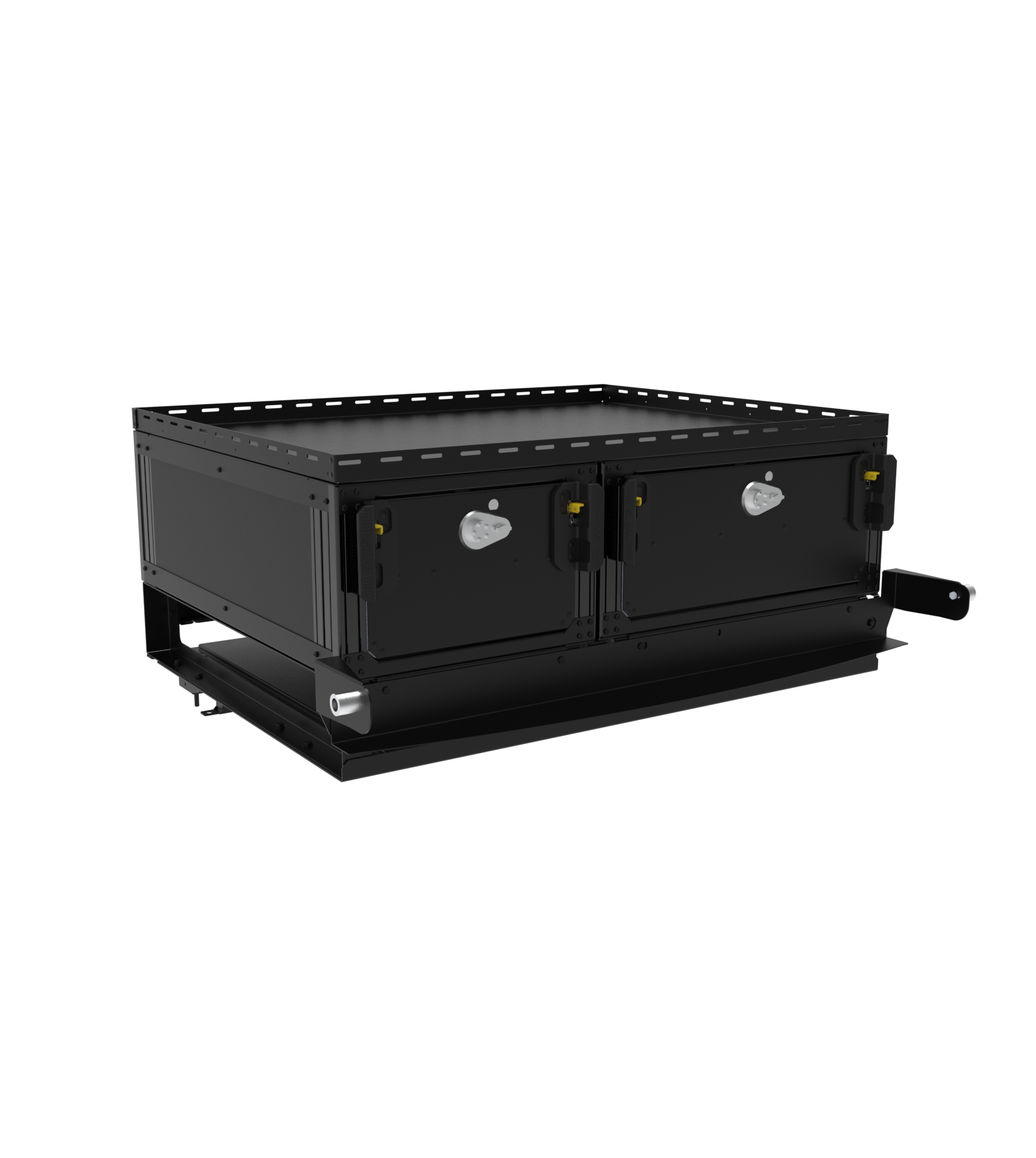 Premium Side-By-Side Dual Drawer with Push-Button Combination Locks and Bunge Topper Package For 2021-2026 Chevrolet Tahoe