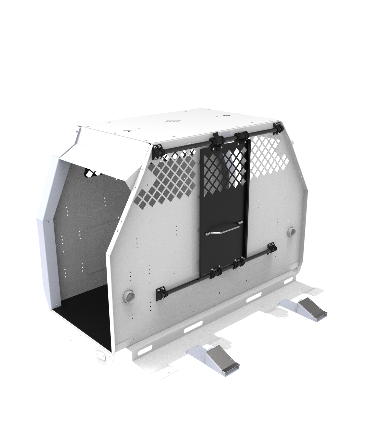 Standard K9 Transport System For 2017-2026 Ford F-Series – White