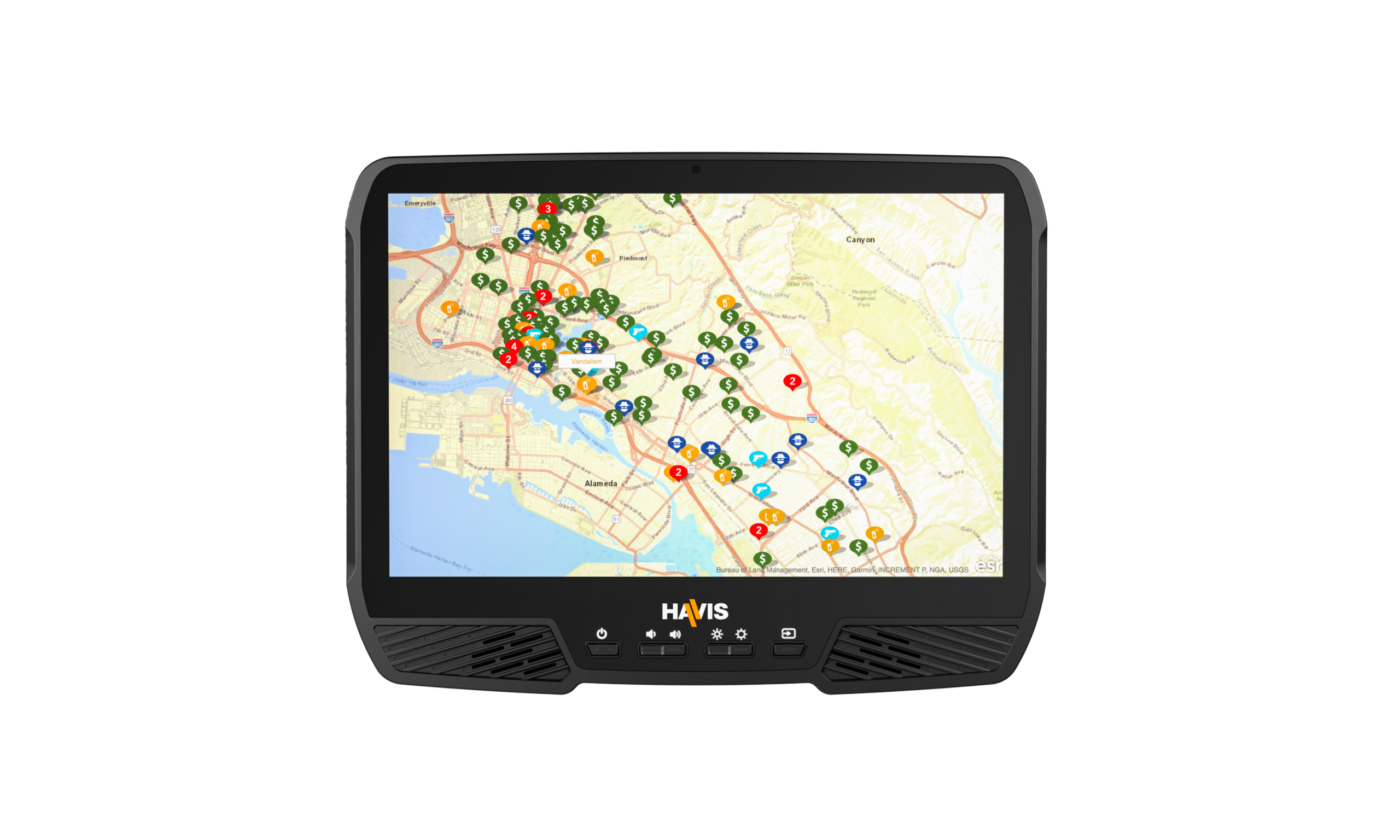14″ Capacitive Touch Screen Display with Integrated Hub – Standard